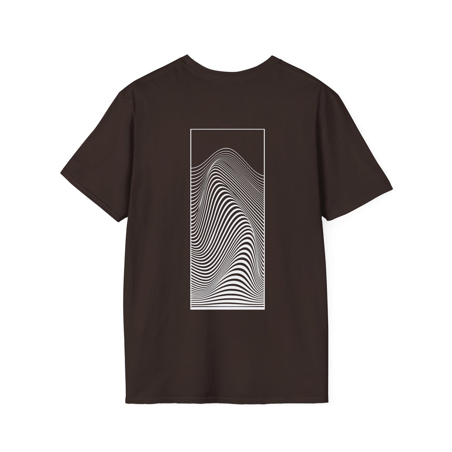 Mesmerizing Black and White Swirl Illusion T-Shirt | Unique Apparel
