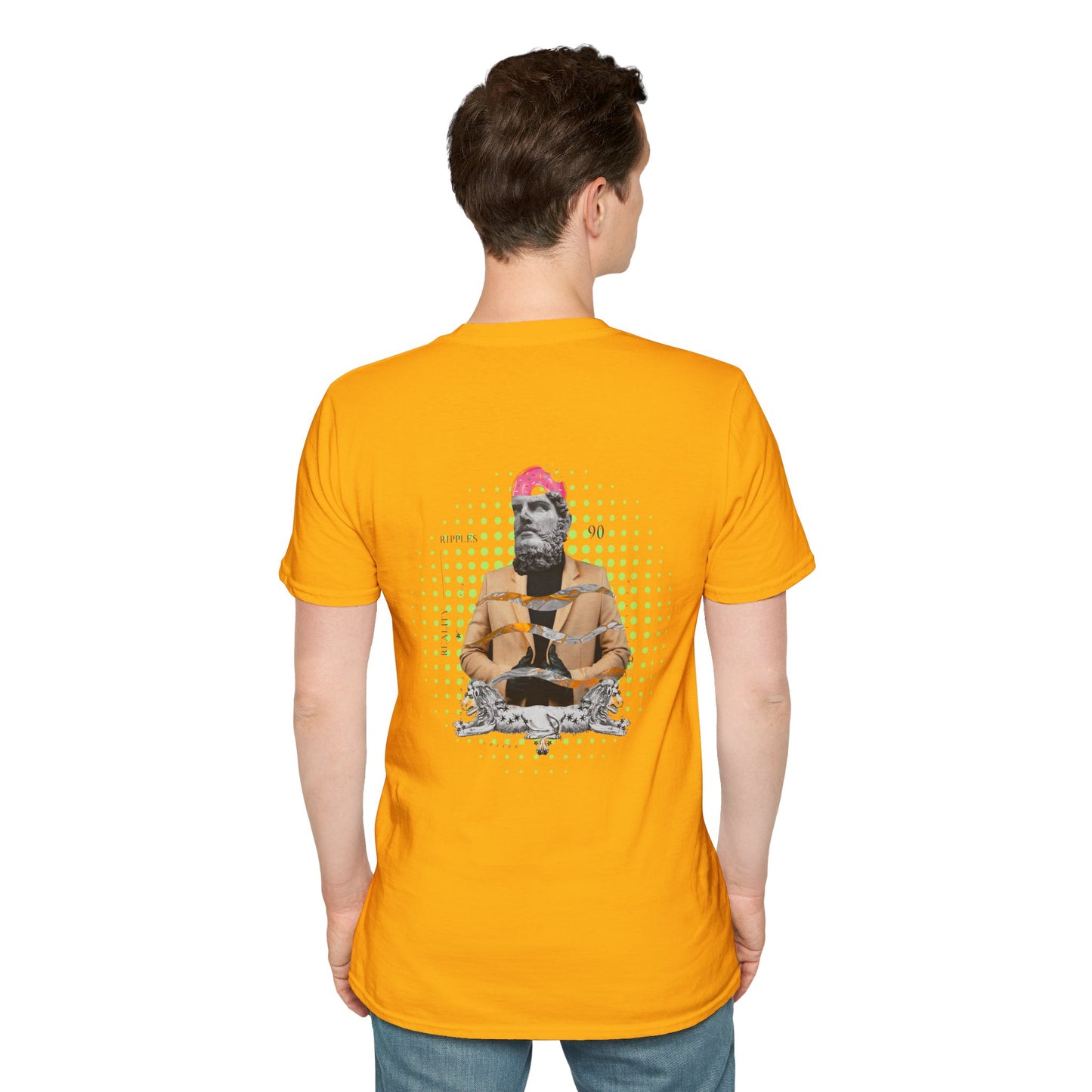 Doughnut Greek Head Collage Tee | Urban Art | Backbeat Wear