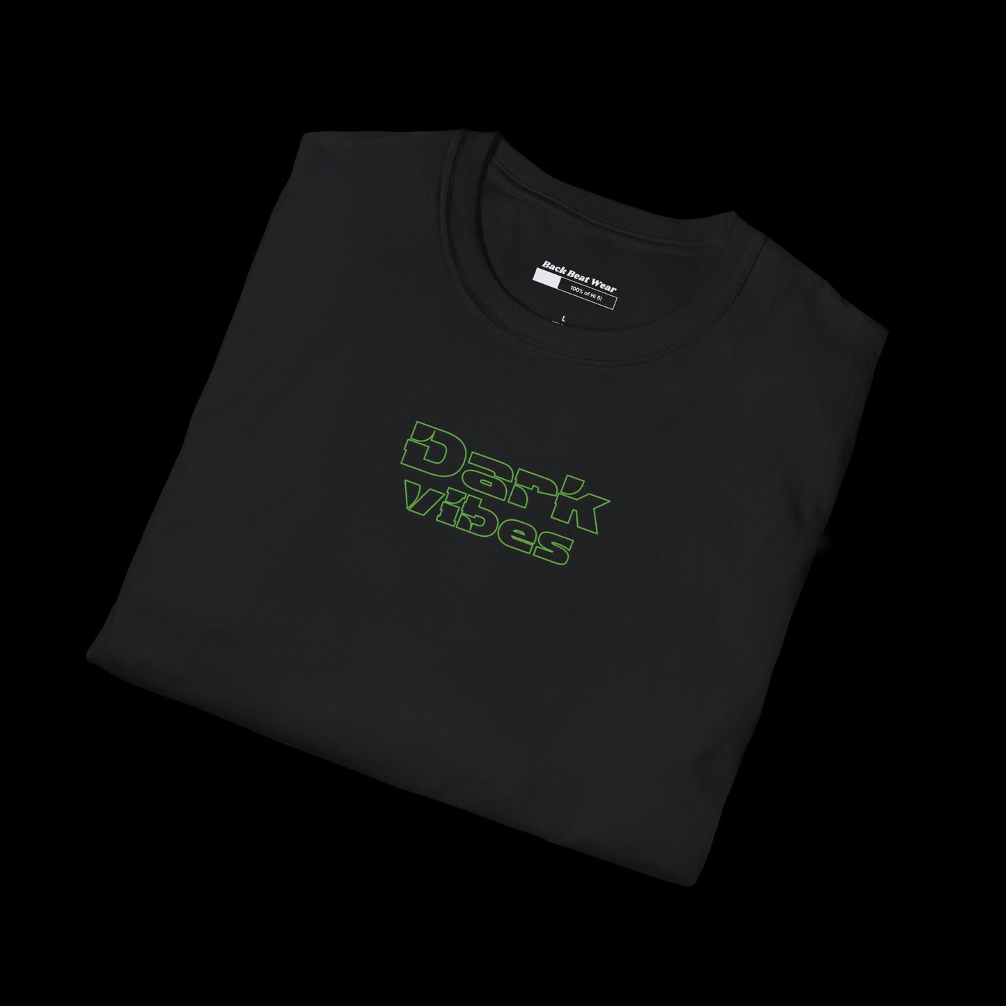 Dark Vibes: Futuristic Geometric T-Shirt
