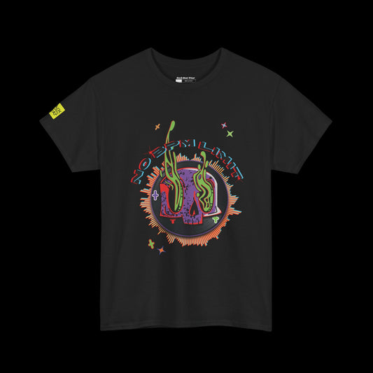 No BPM Limit Vinyl Skull: Front Print T-Shirt