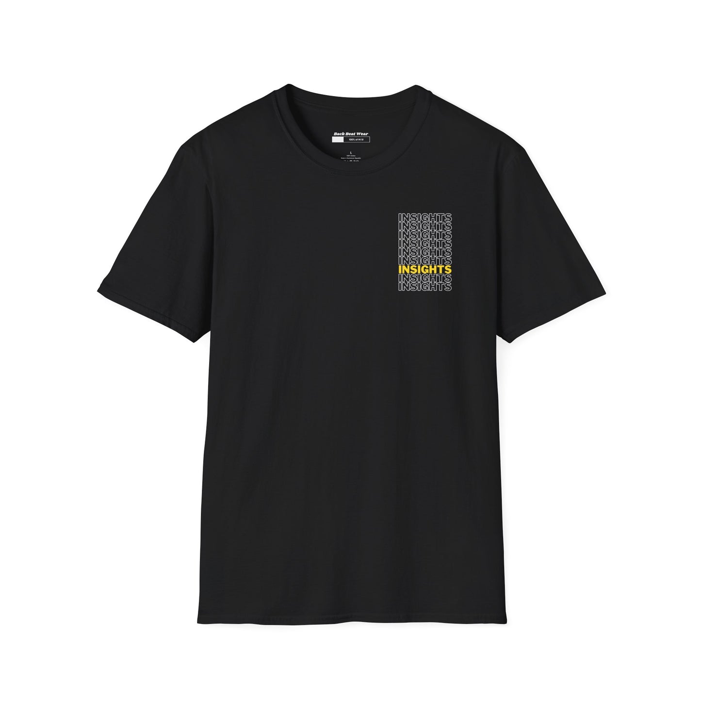 Unique "INSIGHTS" Wordplay T-Shirt | Minimalist Design | Backbeat Wear