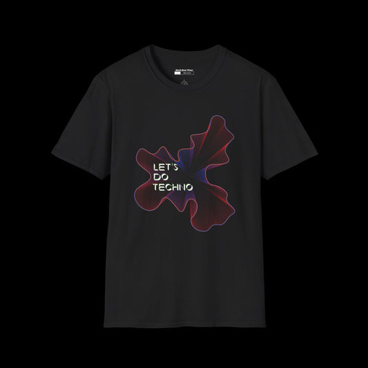Let’s Do Techno: Abstract Rave Front Print
