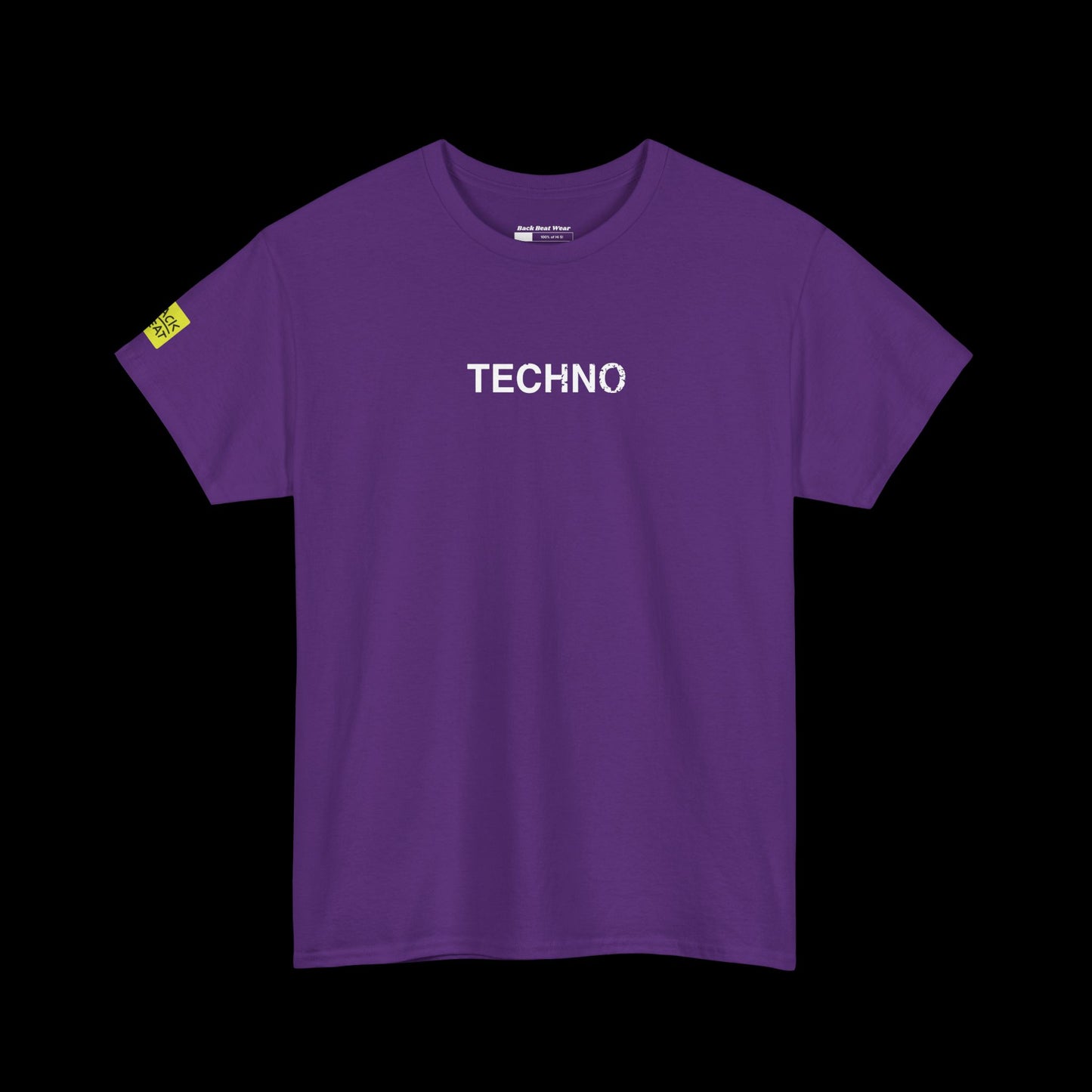 Techno Is Life Back Print t-shirt — Oversized Type Graphic