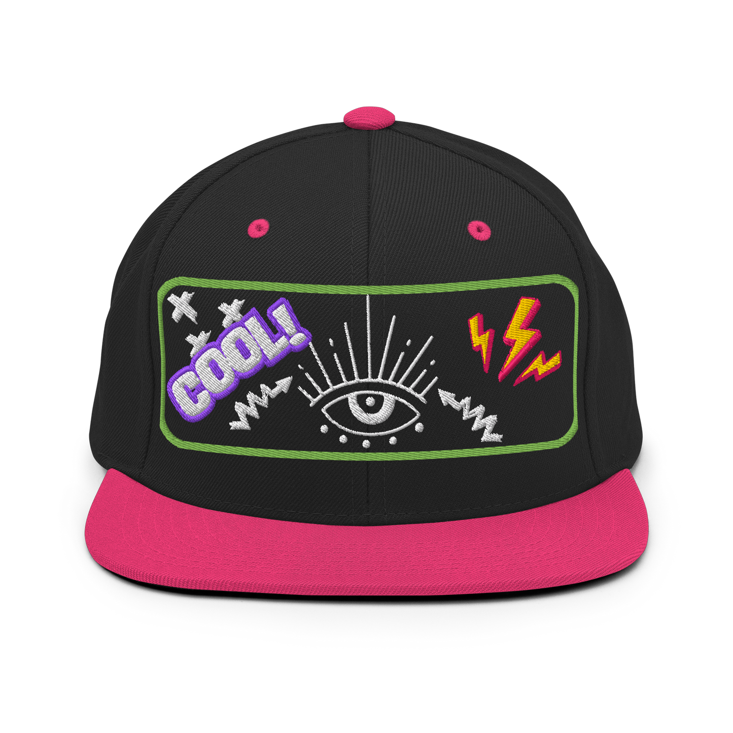 Electric Vision Snapback | Bold Streetwear Hat with Eye Graphic  BackBeat Wear