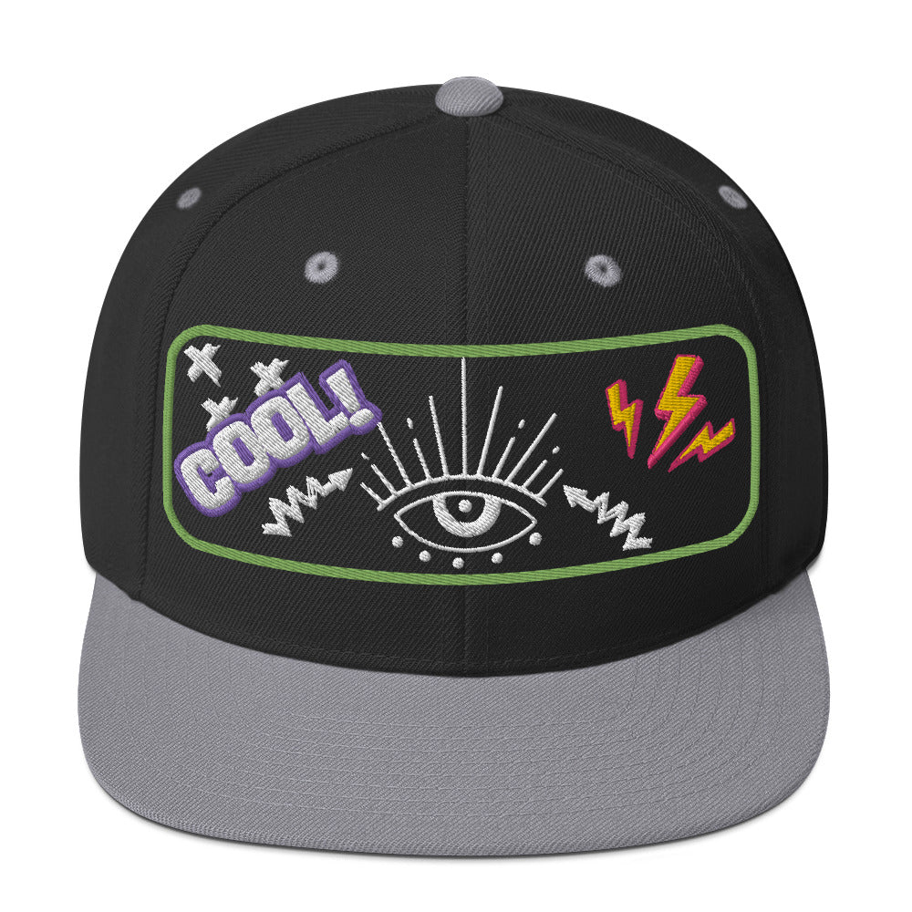 "Cool Eye" Snapback Cap – Bold Streetwear Hat with Eye Graphic