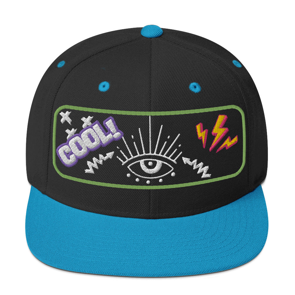 "Cool Eye" Snapback Cap – Bold Streetwear Hat with Eye Graphic